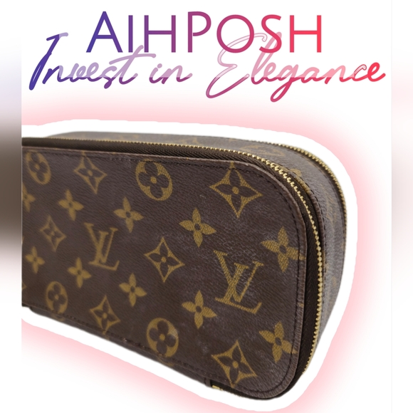 ✅️SOLD✅Louis Vuitton Monogram Trousse Brush GM Cosmetic Pouch(Date Code:VI 0052) - Picture 6 of 16